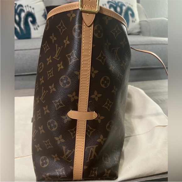 Louis Vuitton Brown Monogram Women's Bag CARRYALL MM - Picture 5 of 16